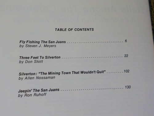 Trails Among the Columbine 1986 A Colorado High Country Anthology #163 HardCover - Picture 13 of 15