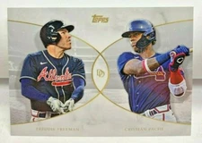 Freddie Freeman/Cristian Pache RC 2021 Topps On Demand Dynamic Duals #20 SP/1200