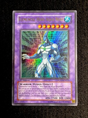 YUGIOH • ELEMENTAL HERO AQUA NEOS • ULTRA RARE • POTD-EN031 • 1st