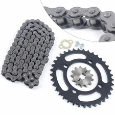 420 Chain Rear & Front Sprocket For Taotao 110CC 125CC ATV Coolster Dirt Bike US