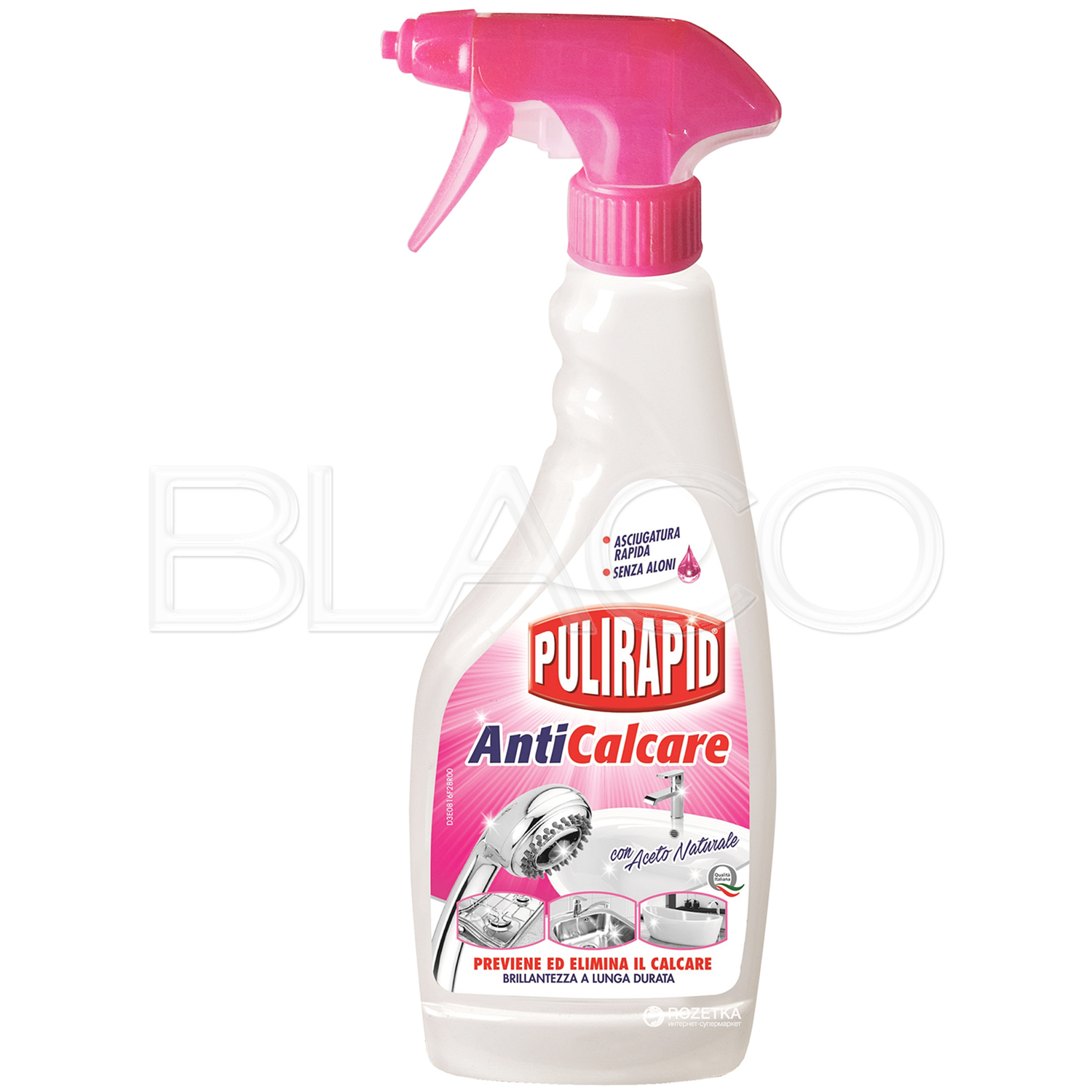 Pulirapid Igi3nizzante Anticalcare 500ml - Aceto Naturale
