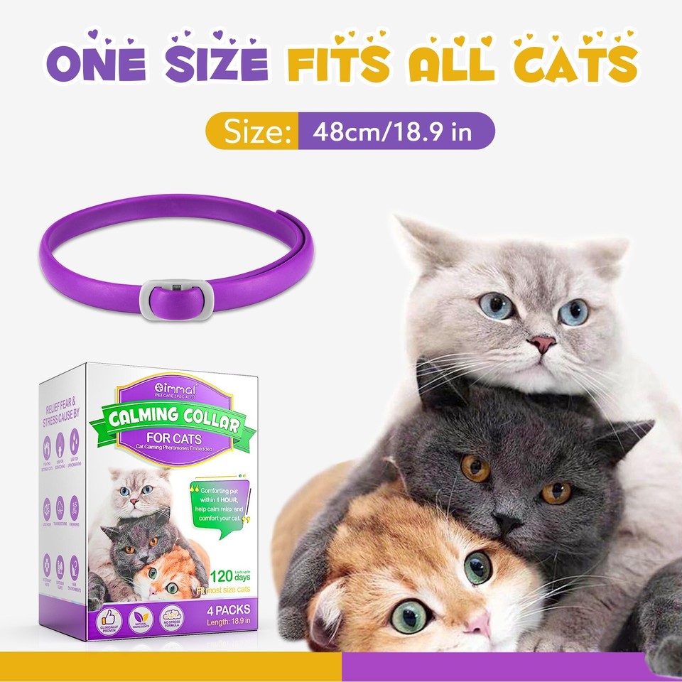 Photo inspiration: Gallery Detail: 120Day Calming Collar For Cats Natural Calming Pheromones Embedded