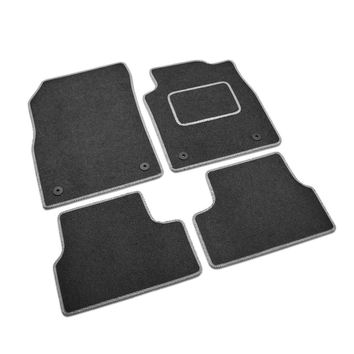 For Nissan Qashqai 2014 to 2020 Tailored Car Floor Mats Grey Carpet 4