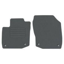 Velours Fußmatten für Honda Civic IX Benzin Bj. 2012 – 2017 Neu VORNE GRAU PREM