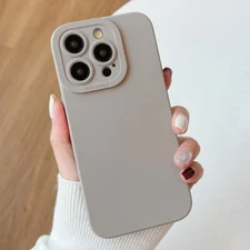 For iPhone 15 Plus 16 13 14 Pro 12  Shockproof Slim Silicone Phone Case Cover