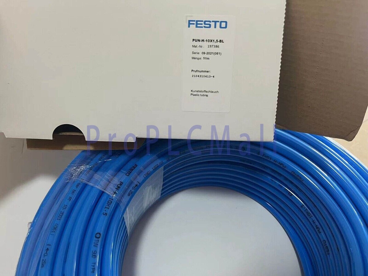 y♡ New FESTO PUN-H-10X1,5-BL 197386 Blau Pneumatic Plastic tubing | eBay