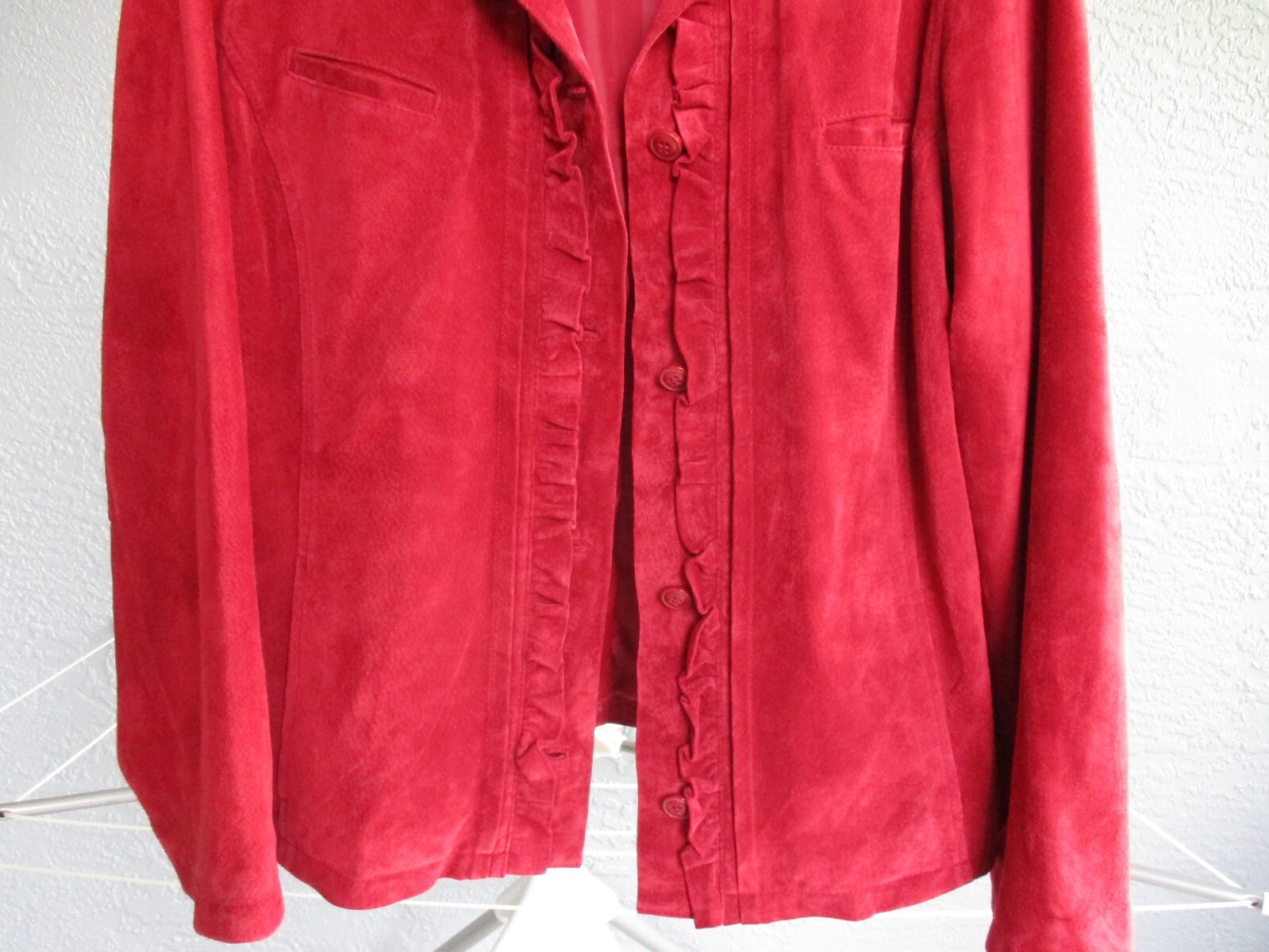 Chicos suede jacket xl eBay