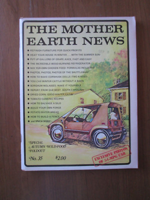 THE MOTHER EARTH NEWS #35 SEPTEMBER 1975 Vintage Magazine Hippie Homesteading