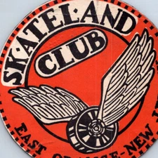 1940s Skateland Club Roller Skating Rink East Orange Essex County New Jersey
