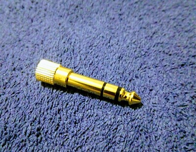 Ugreen 6,35mm Adapter auf 3,5mm vergoldet|Klinke Stecker; Keyboard, Lautsprecher