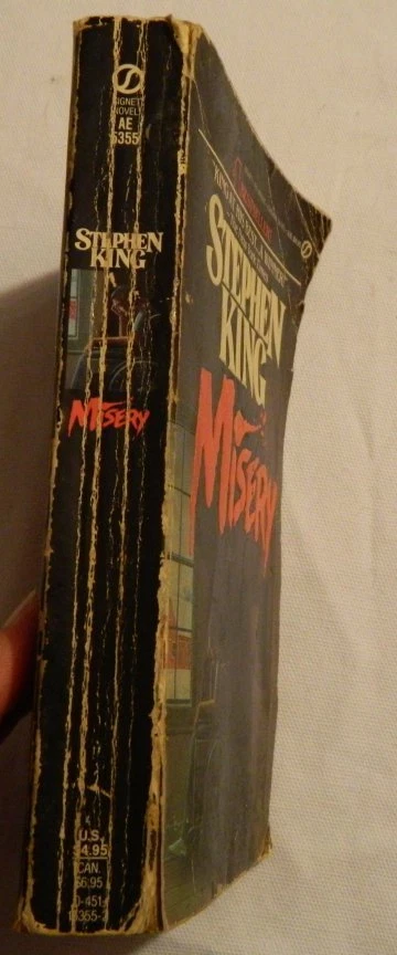 Stephen King Paperback Book MISERY Signet First Printing 1988 - Movie Horror - Image 4 of 4