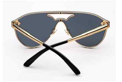 Versace Black Shield Sunglasses with Gold Medusa Details mo. 2161 Versace Women main image 4