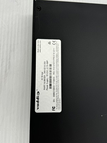 Vaddio AV Bridge USB/IP Streaming Gerät HD Audio/Video Encoder 998-8210-000 - Bild 8 von 13