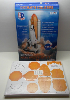 NASA Space Shuttle 3D Puzzle 87 Pieces Cubic Fun