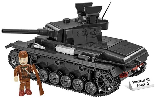 Panzer III Ausf. J brick tank model - COBI 2289 - 590 bricks - Picture 4 of 11