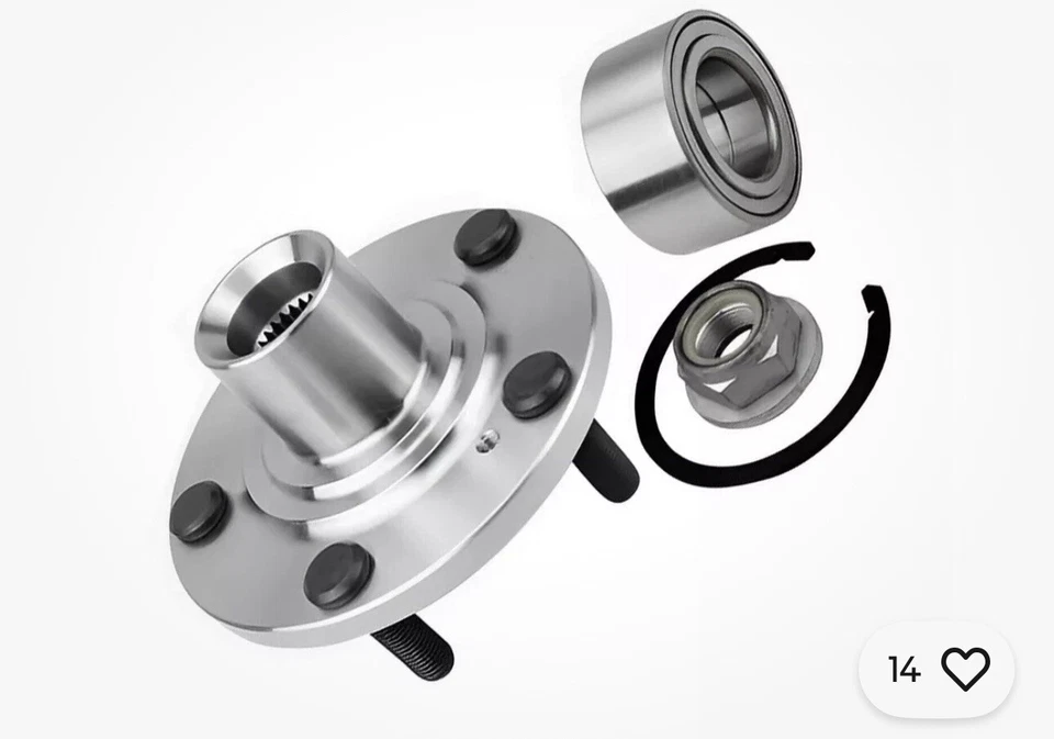 Front Wheel Bearings And Hubs For 2007-2010 Ford Edge &  Lincoln MKX - Image 4 of 4