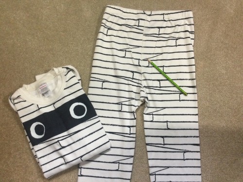 GUC Hanna Andersson 150 12 Boys Kids L/S Halloween Mummy Monster Pajamas PJs - Picture 10 of 11