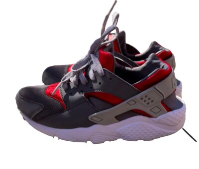 Nike Kids Huarache Run GS Boy's Youth Gray Red Running