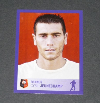 N°264 EQUIPE STADE RENNES PANINI FOOTBALL 86 CHAMPIONNAT FRANCE 1986