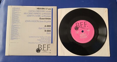 HEAVEN 17 PLAY TO WIN 45 RPM RECORD 7