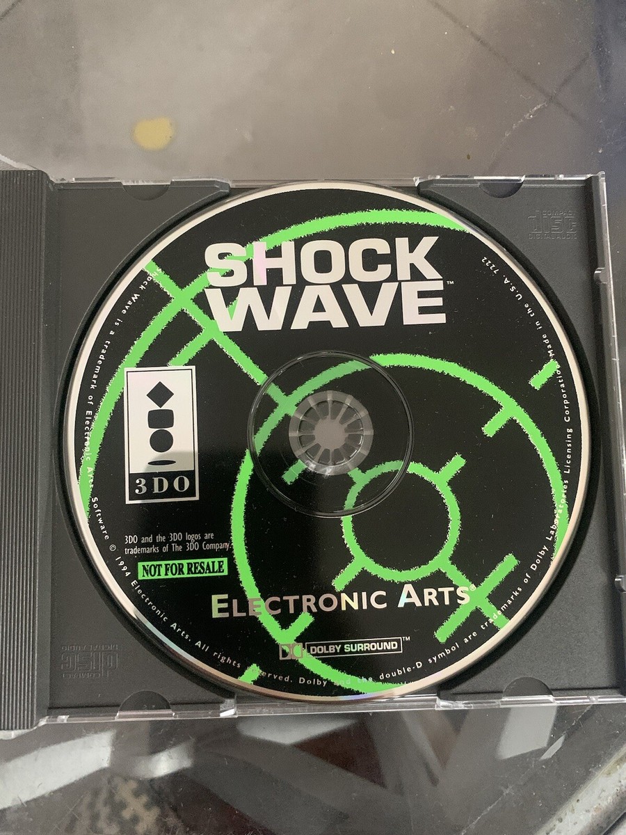 Shock Wave (Panasonic 3DO, vintage system, Electronic Arts) disc only Shock Wave (Panasonic 3DO, vintage system, Electronic Arts) disc only