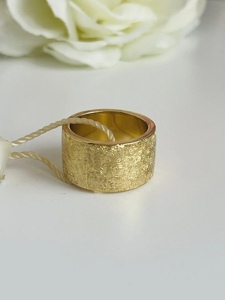 Anello Molecole Fedina Oro Diamantata Misura 18 - Immagine 3 di 4