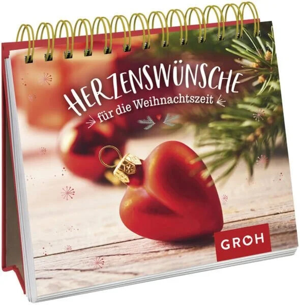 Herzenswünsche für die Weihnachtszeit Groh Verlag- Besinnlicher Tischaufsteller
