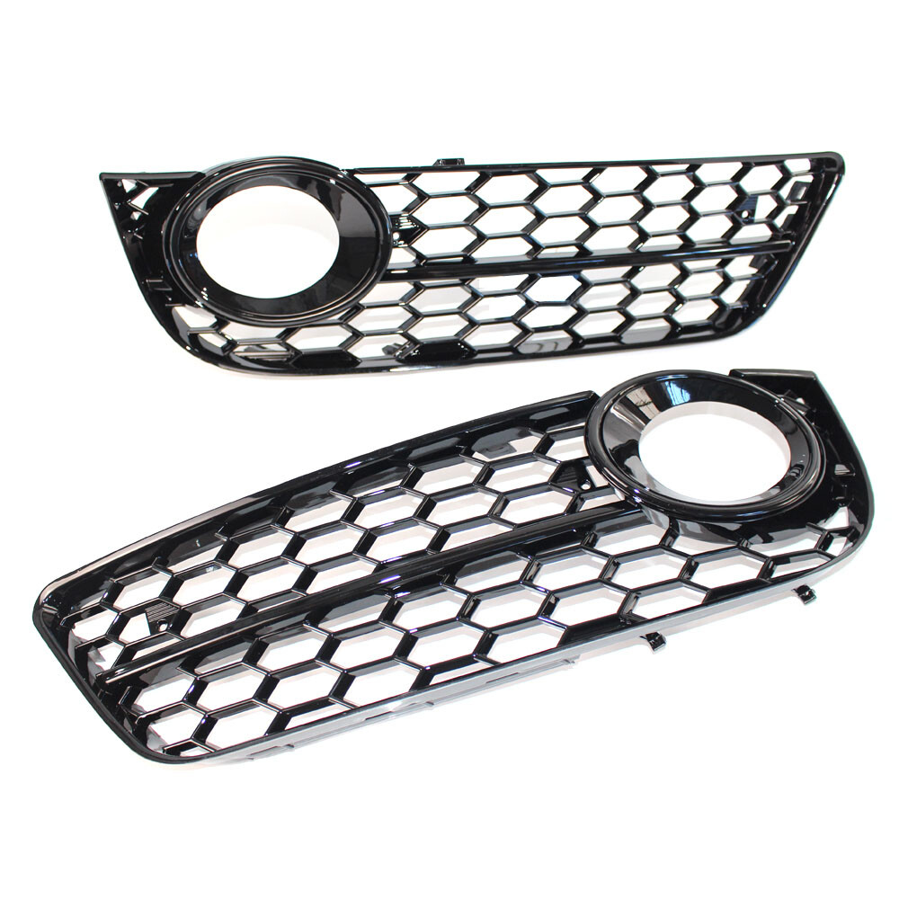 Glossing Black Fog Light Grill Grille Cover For 20082011