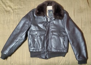 cooper leather bomber jacket