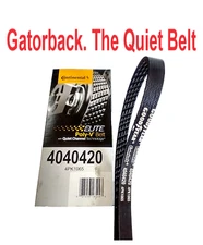 NEW Serpentine Poly-V Belt The Quiet Belt Gatorback CONTINENTAL ELITE 4040420