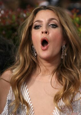 Drew Barrymore With The Mouth Open 8x10 Picture Celebrity Print | eBay