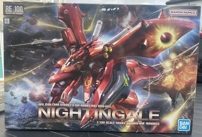 Bandai Gundam RE/100 Char Aznable s Nightingale MSN-04II Model kit NEU SEALED