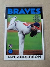 2021 Topps Series 2 Ian Anderson 35th Annaversary Rookie 86B-20 Atlanta Braves