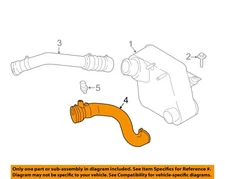 FORD OEM 17-19 F-250 Super Duty Cooling Intercooler-Outlet Duct HC3Z6F073B