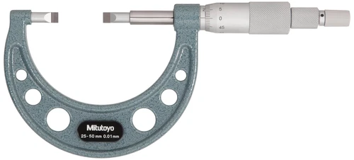 Mitutoyo 122-107 Blade Micrometer  Ratchet Stop  150-175mm Range  0.01mm