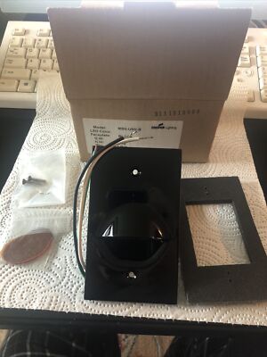 Cooper Lighting Fail-Safe MSN-UNV-B Black Faceplate-Step Light New in the box