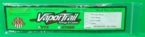 Neu VaporTrail Bogenschießen Premium Ersatzschnur für Mathews MQ1-80% - 97 5/8"