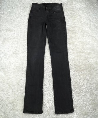 J Brand Black High Rise Skinny Jean Womens 25