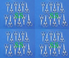 Lot Of 100 Pieces Embroidery Scissors 3.5" Gold Plated Sewing Craft Beauty Inst