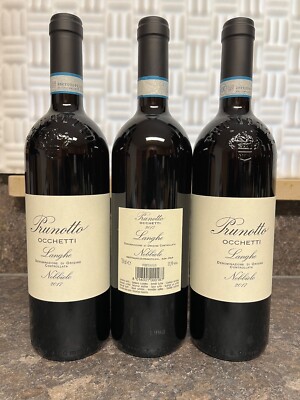 3x Prunotto Occhetti Langhe Nebbiolo DOC  - 2017