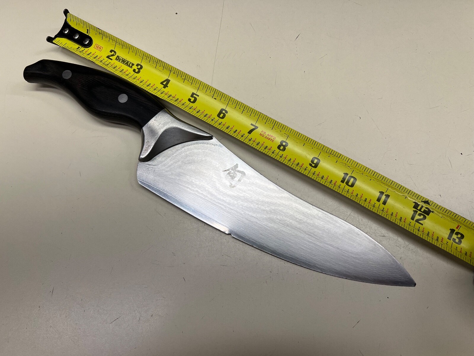 SHUN KEN ONION CHEF KNIFE JAPAN MADE NICE *NICKS BUT NO CRACKS* eBay