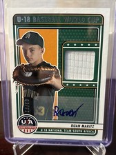 2023 Panini USA Baseball Stars & Stripes Signatures #03/72 Ruan Maritz #U18-RM