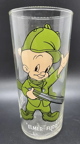 ELMER FUDD Looney Tunes Pepsi Warner Bros Federal Glass Co 1973 VINTAGE