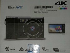 Digital Camera,Vlogging Camera 4.0 Inch Touch Monitor 24MP FHD 1080P Wide Ang...