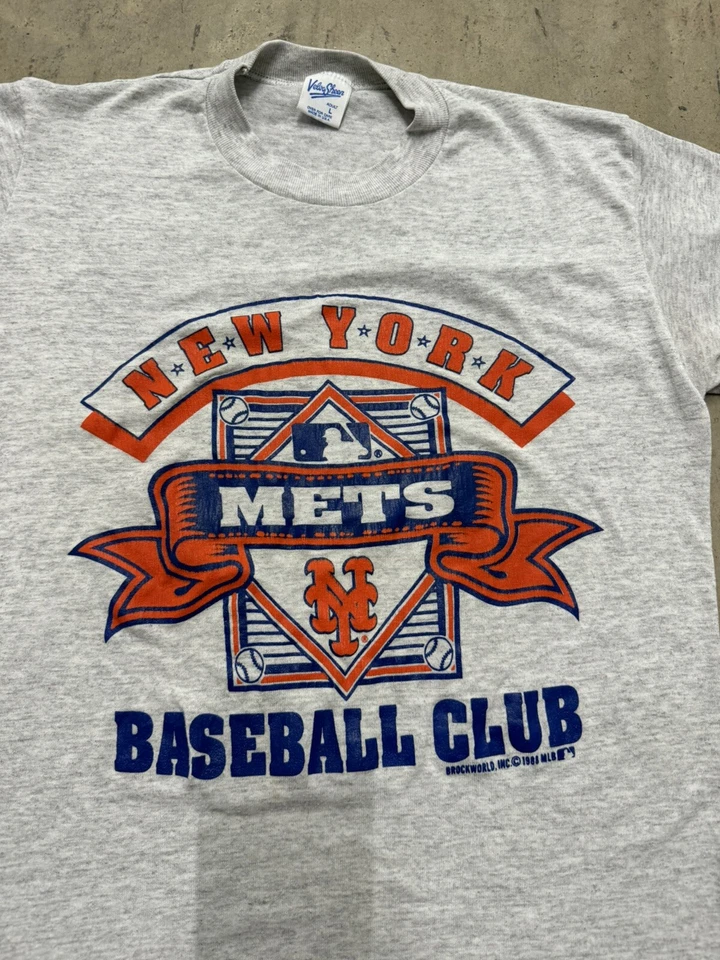 vintage NEW YORK NY METS 1988 National League Champs 80s Baseball t-shirt L - Image 4 of 4