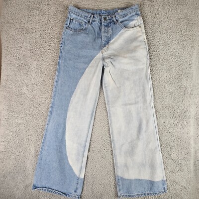 Jaded London Jeans Womens 32x29* Enigma Relaxed Baggy Button Fly Light Wash