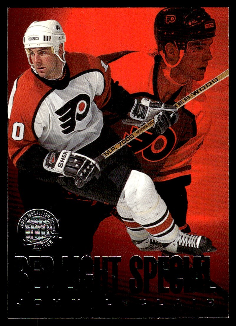 1995 Ultra Gold Medallion Red Light Special #5 John LeClair - Flyers