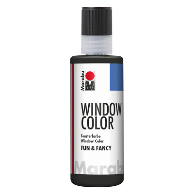 MARABU Fensterfarbe Window Color Fun & Fancy Soft Kontur schwarz neu
