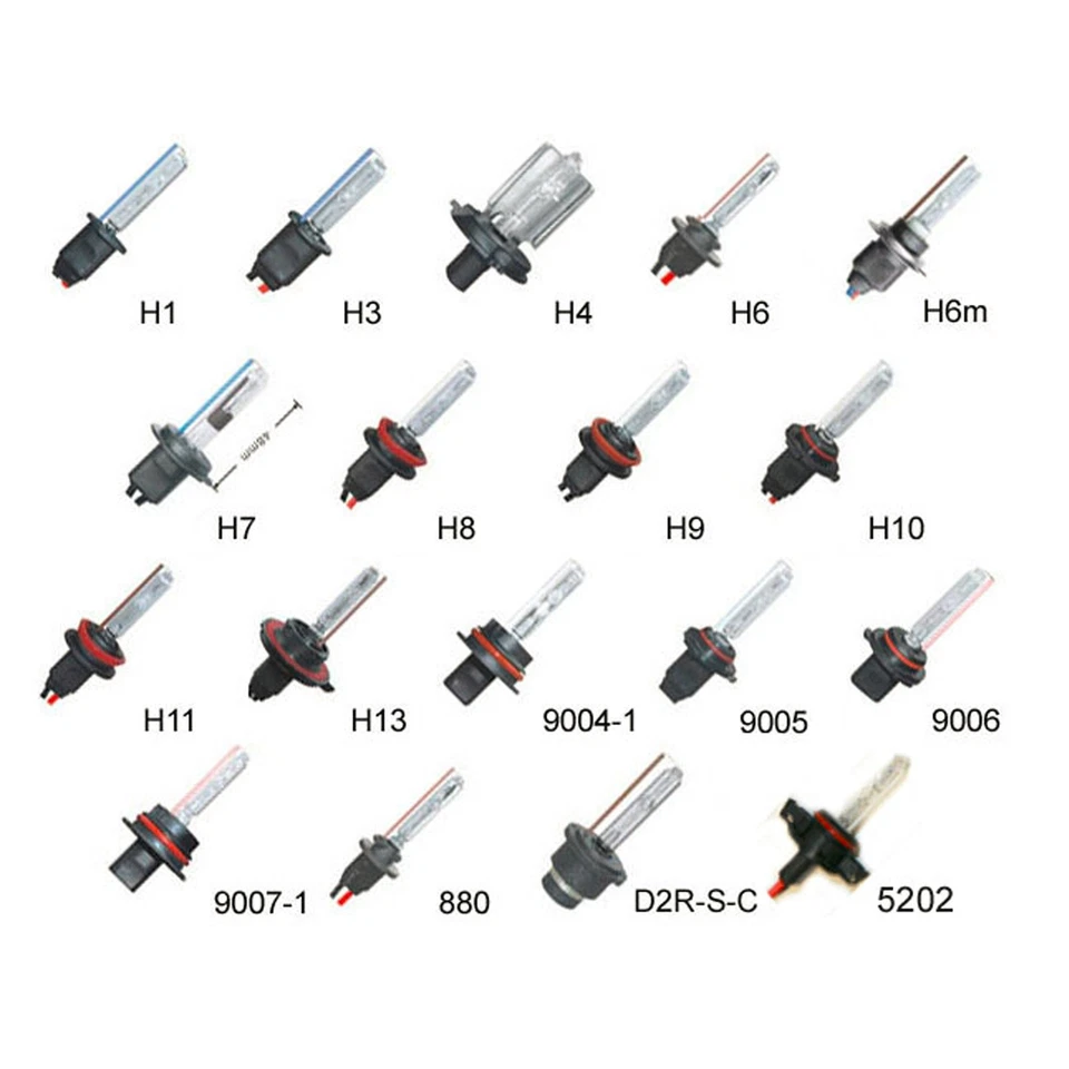 55W Xentec Xenon Light HID KIT Conversion Ballast bulb H1 H3 H4-3 H7 H9 H11 9004 - Image 3 of 4