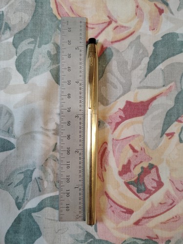 Cross Roller Ball Pen, 1/20, 10k Gold Filled Made In USA